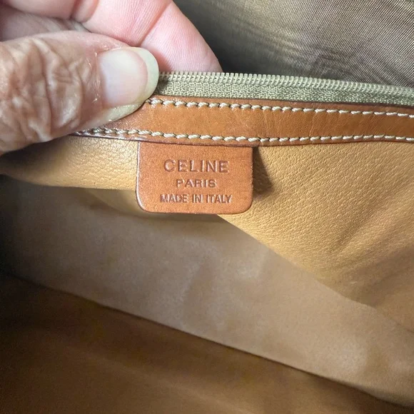 Celine coated canvas tote. - Picture 5 of 13